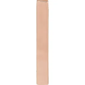 14K Rose Gold Engravable Four-Sided Vertical Bar Pendant