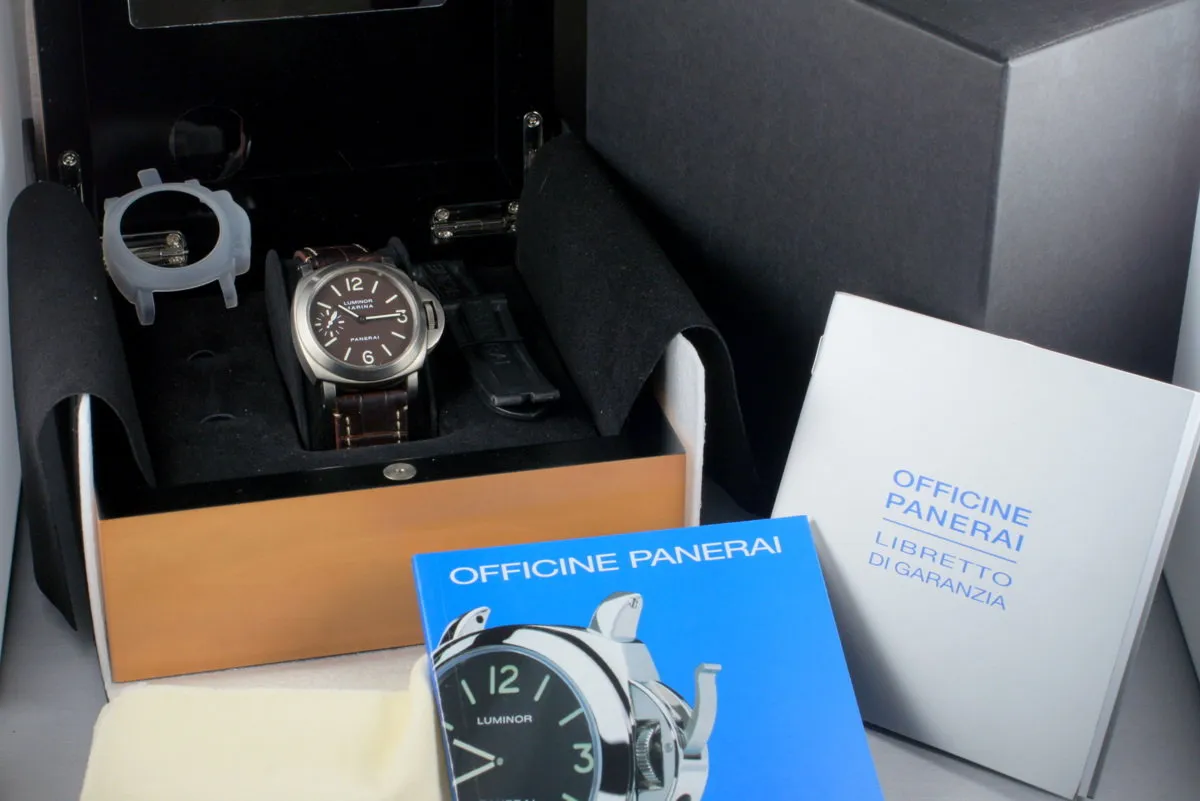 2007 Panerai PAM 118 Marina Titanium with Box and Papers