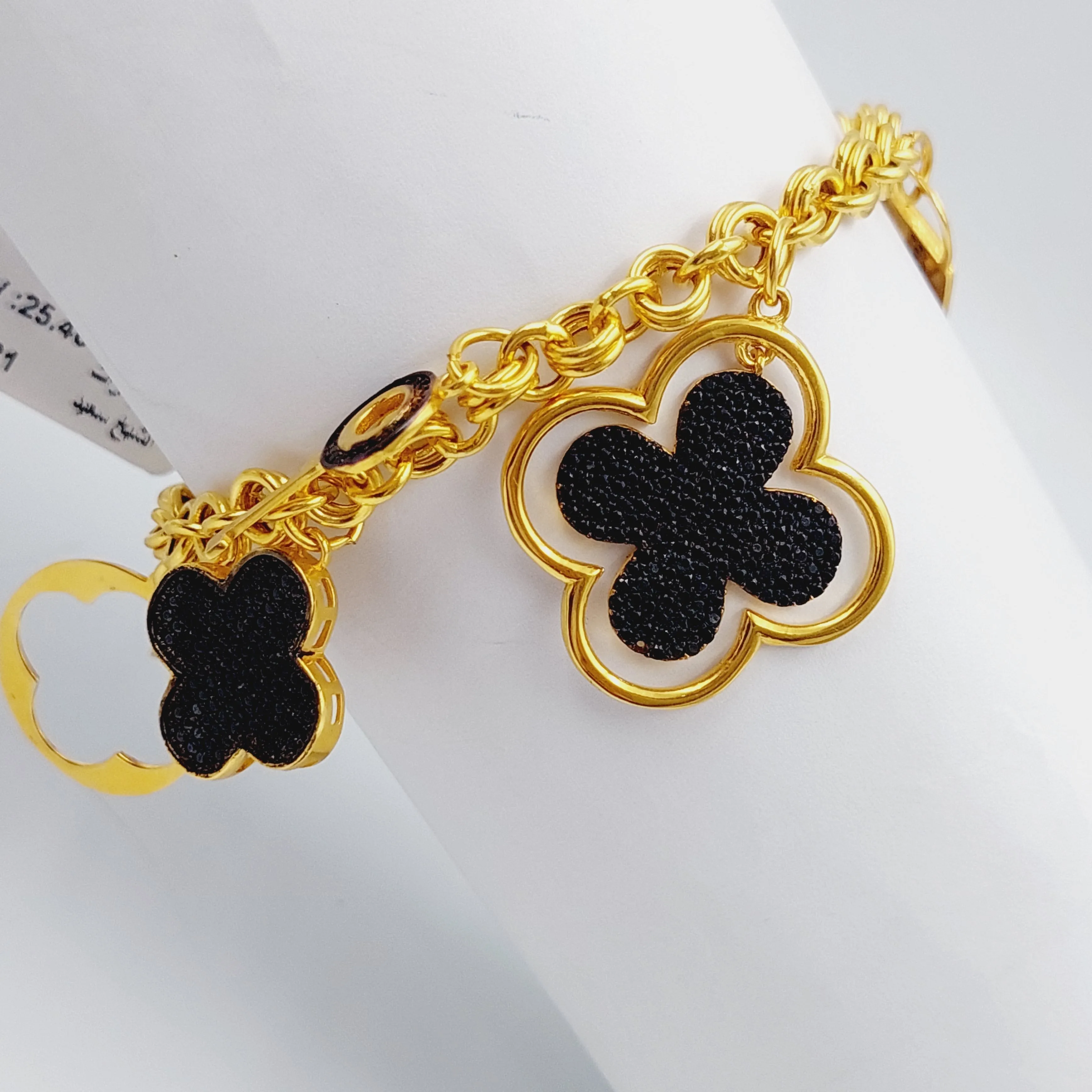 21K Clover Bracelet