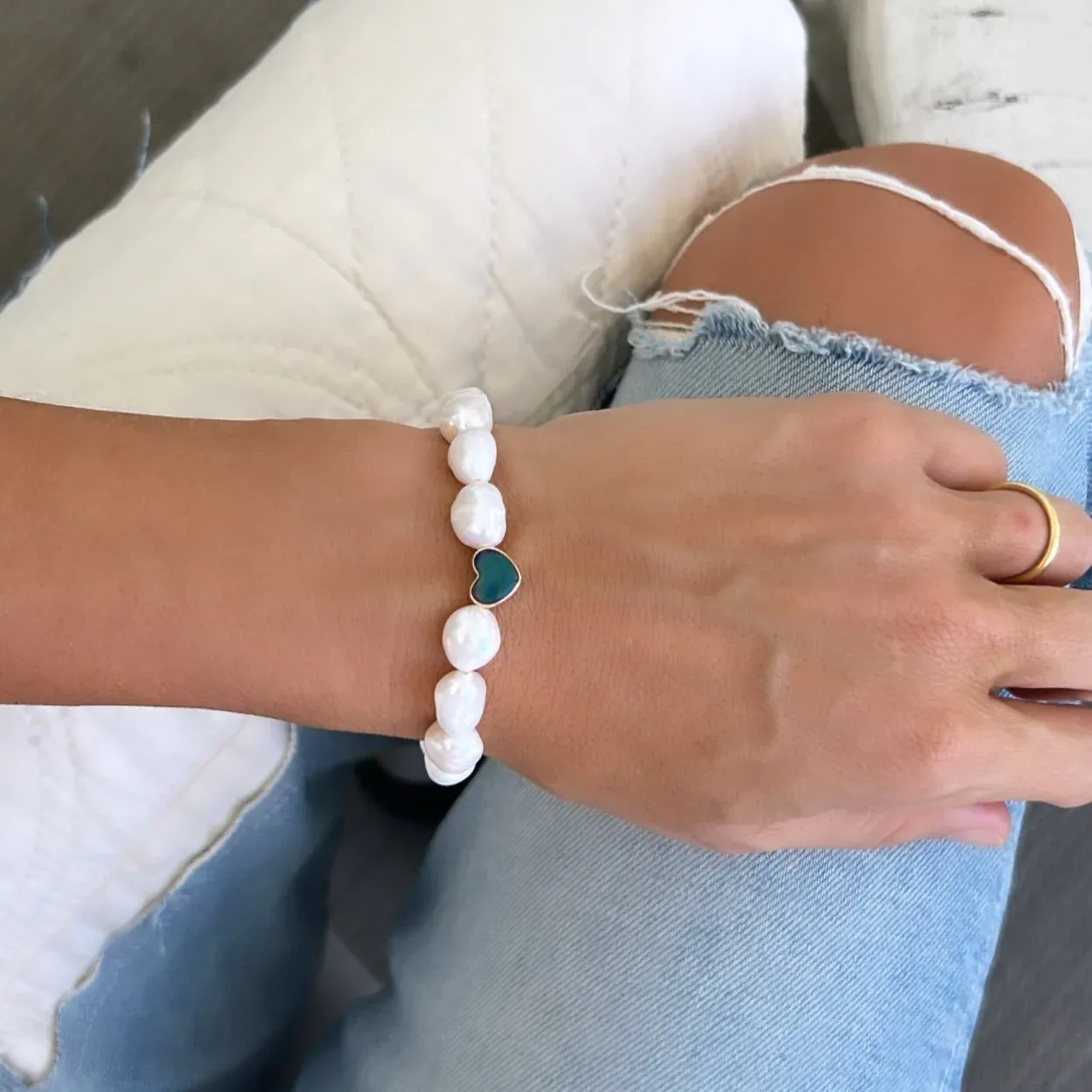 Alexa Leigh - Pearl Moody Bracelet (7.5)