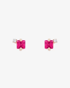 Amalfi Princess Burst Pink Topaz Studs