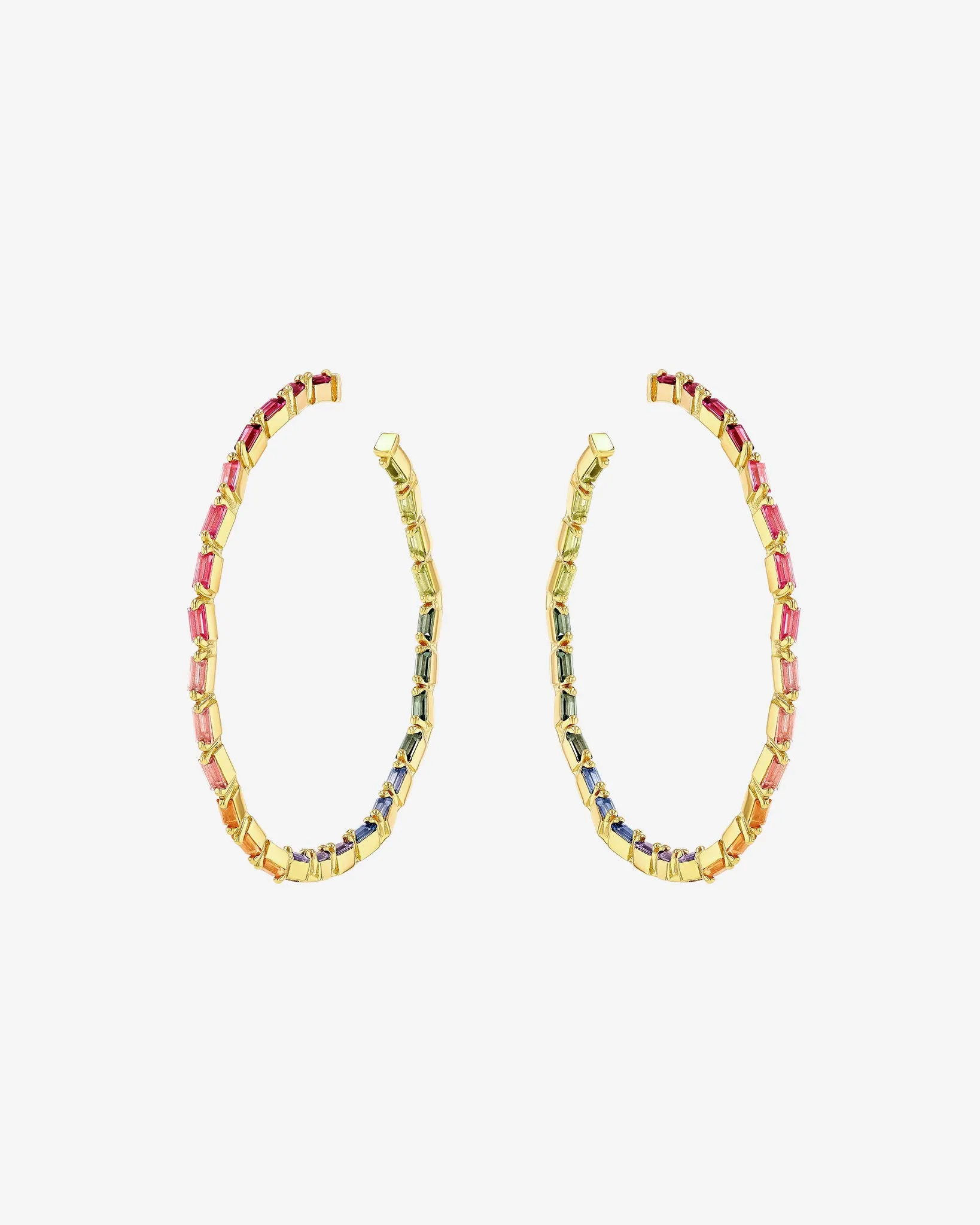 Amalfi Vertical Rainbow Mega Hoops