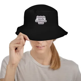 Anxiety is Chronic but this ass is iconic Premium Embriodered Bucket Hat