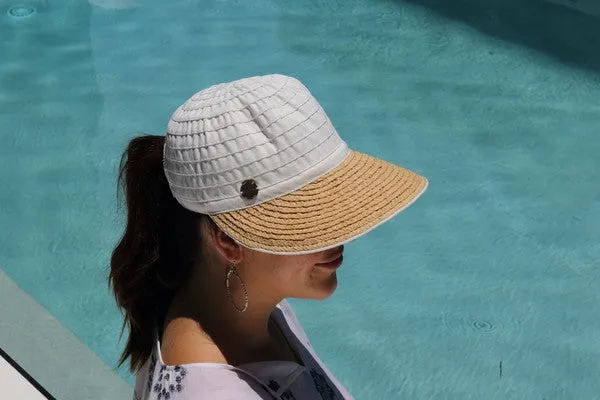 Betty Raffia Cap