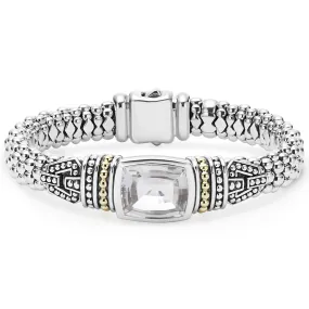 Caviar Color White Topaz Caviar Bracelet | 9mm