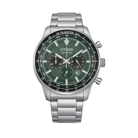 Citizen Men's Green Quartz Chronograph Watch CA4500-91X