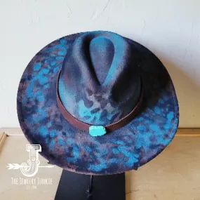 CUSTOM Hand-Painted Cowgirl Western Boho Hat & Band (A9)