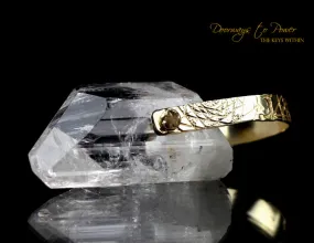 Danburite Light Language Crystal Pendant 14k 'Luminous'