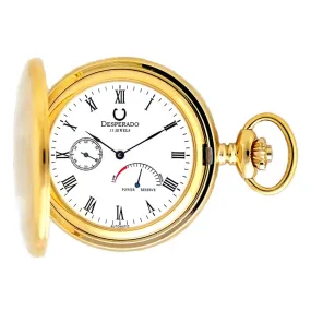 Desperado 530G 33 Jewel Automatic Pocket Watch with Power Reserve Indicator