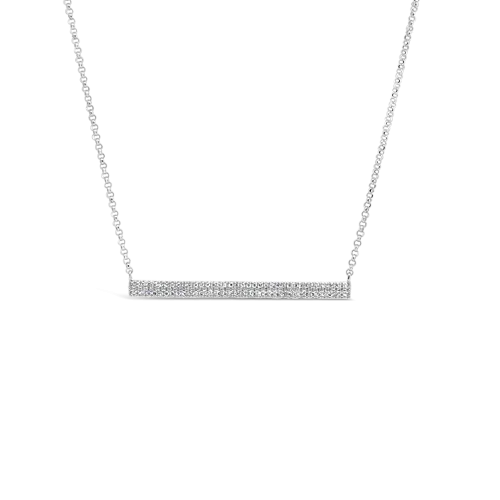 Diamond Bar Necklace