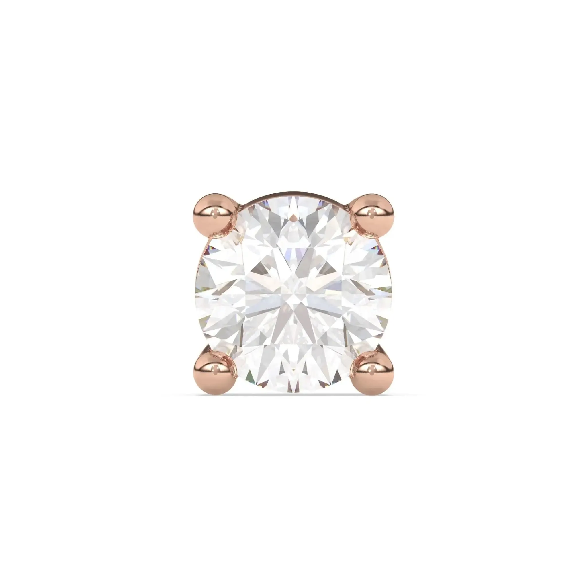 Diamond Round Stud