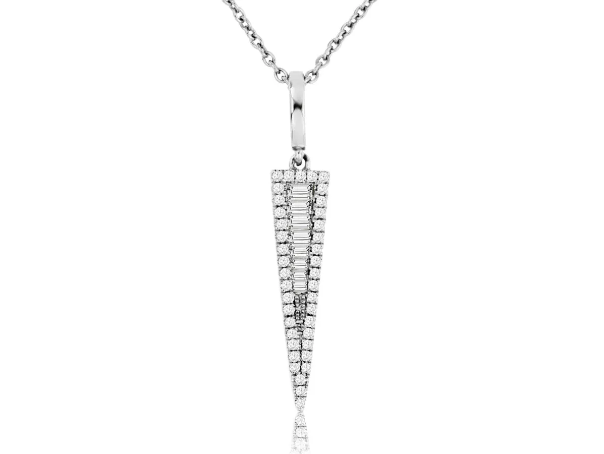 Diamond Spear Necklace