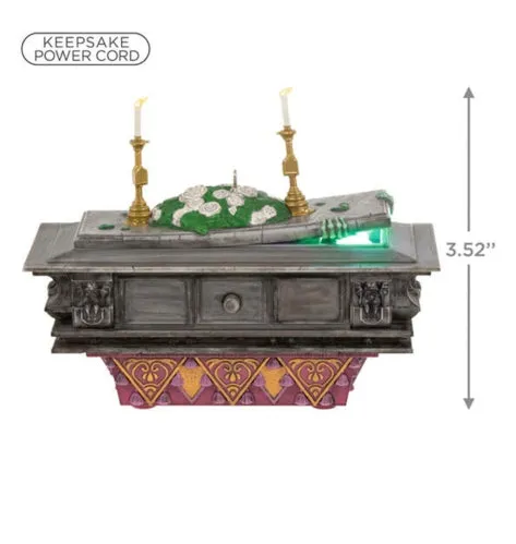 Disney The Haunted Mansion Collection The Coffin in the Conservatory Ornament With Light and Sound