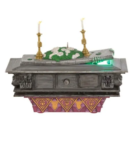 Disney The Haunted Mansion Collection The Coffin in the Conservatory Ornament With Light and Sound