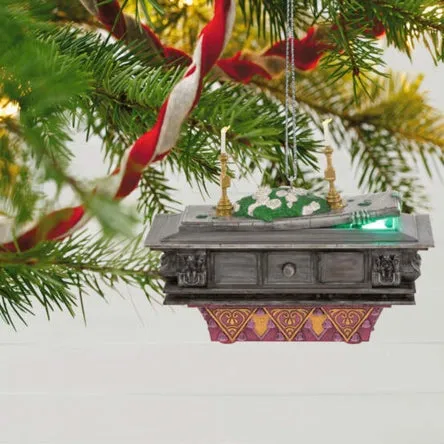 Disney The Haunted Mansion Collection The Coffin in the Conservatory Ornament With Light and Sound