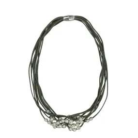 EVELYN Bracelet /Choker necklace  - Asphalt