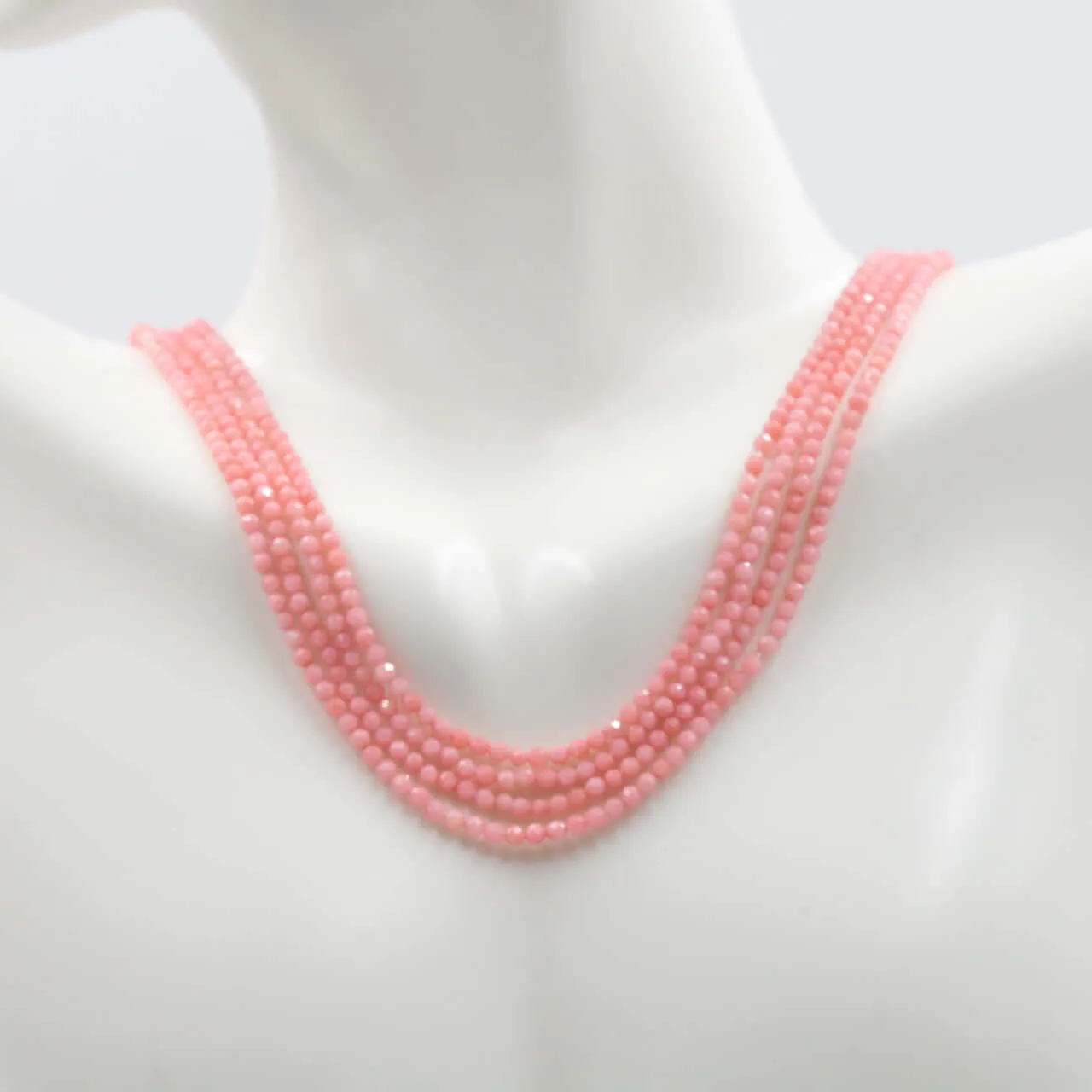 Faceted Pink Coral Strands Natural Coral Beads DIY Red Coral Beads Antique Coral Beads Natural Coral Bead Necklace 15" SKU: 6142618