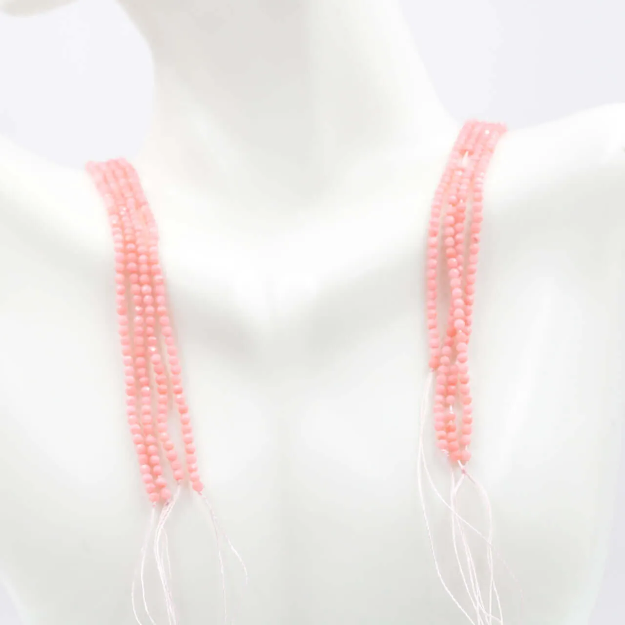 Faceted Pink Coral Strands Natural Coral Beads DIY Red Coral Beads Antique Coral Beads Natural Coral Bead Necklace 15" SKU: 6142618