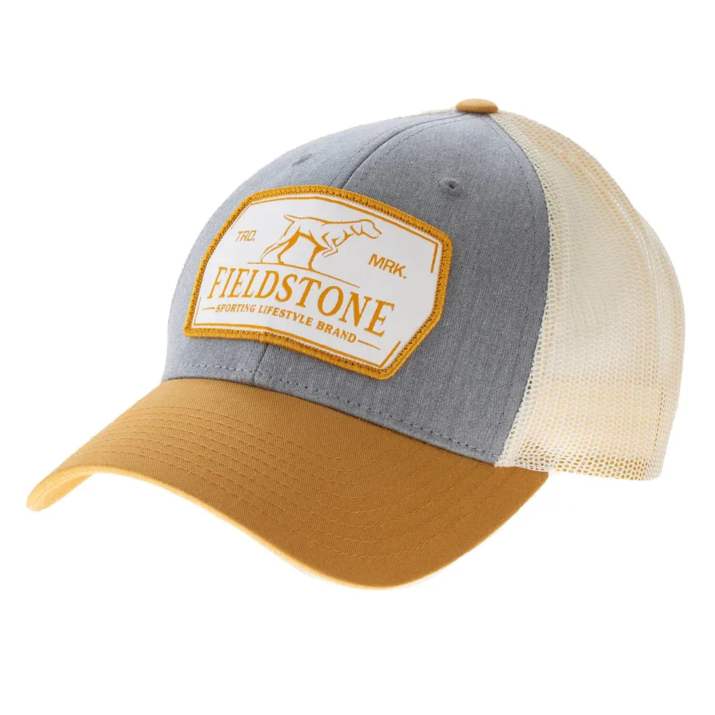 Fieldstone Trucker Tri-Color Dog Patch Hat