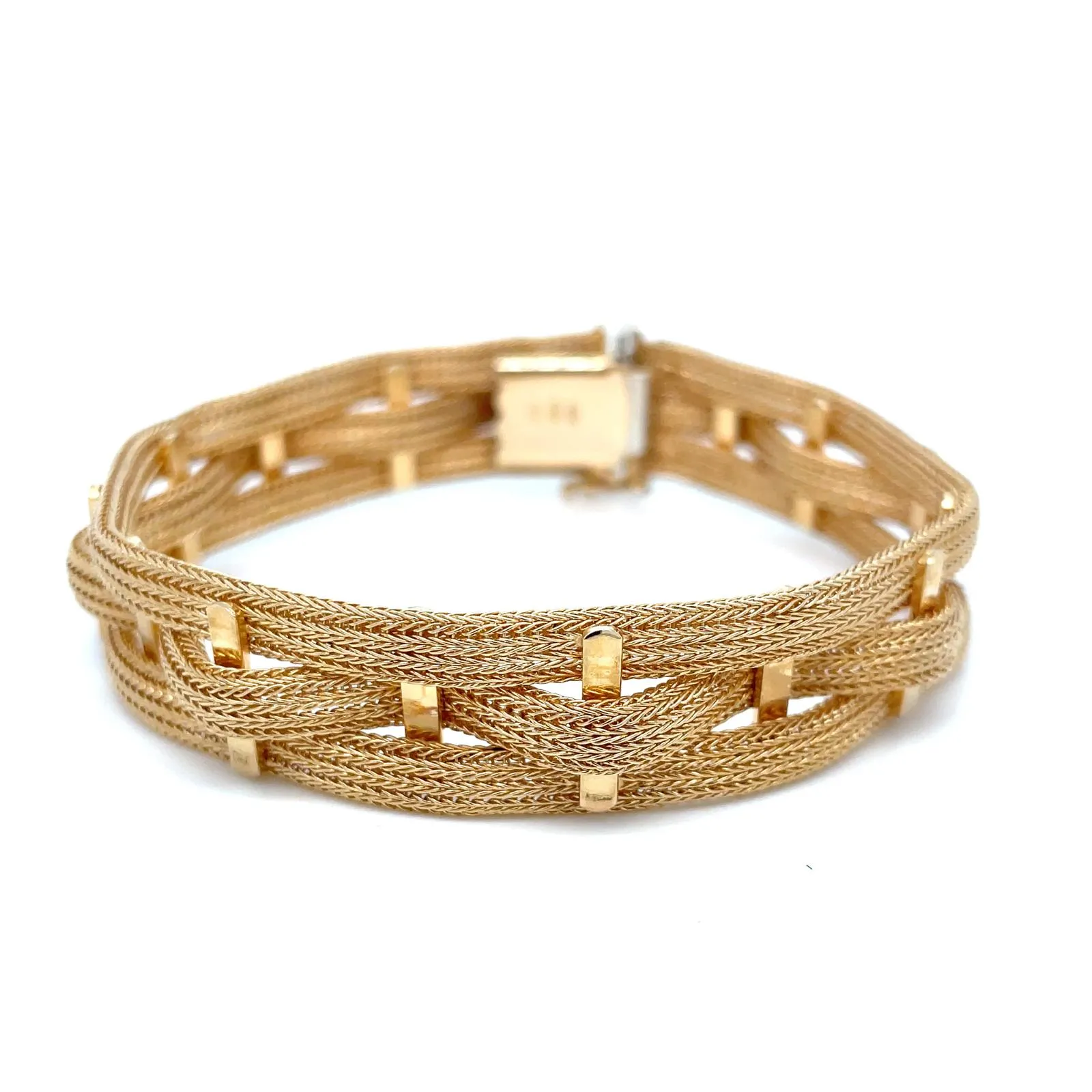 Fratelli Filippini 18K Gold Braided Bracelet