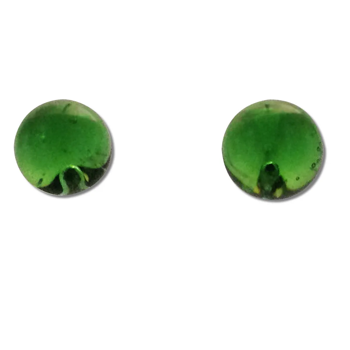 Glass Ball Studs - Amber