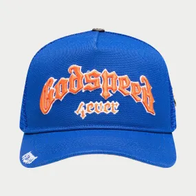 GODSPEED Forever Royal Blue & Orange Trucker Hat