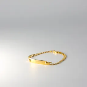 Gold ID Bracelet Cuban Link 4MM Model-AB232