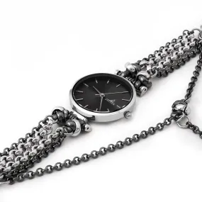 Grand Bubble Watch with Chain [Black gold]