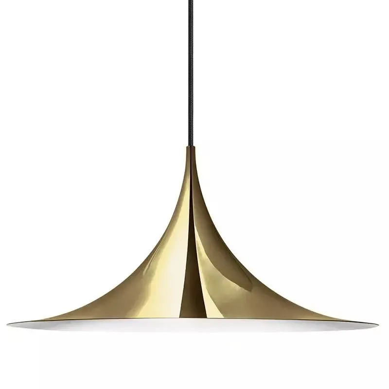 Gusti Modern Sleek Trumpet Pendant Lamp