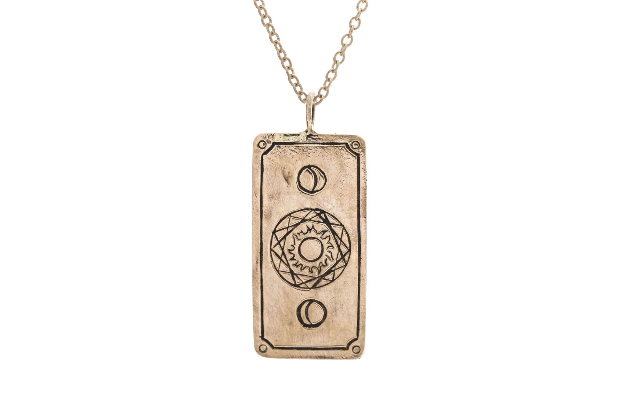 Hereditary Tarot Card Necklace