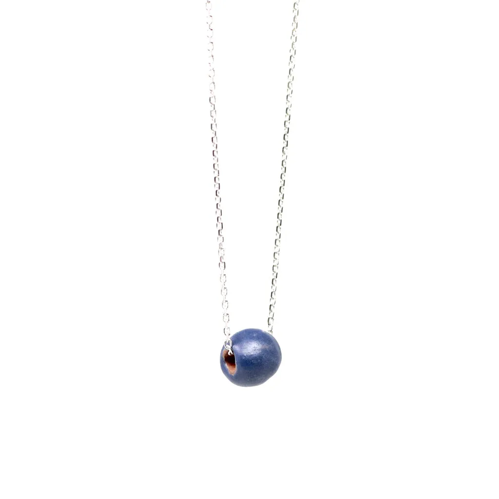 Indigo Bead Necklace