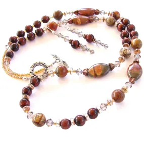 Justice: Autumn Jewelry with Jasper Gemstones