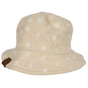 KB-005 C.C Daisy Rain Bucket Hat Beige