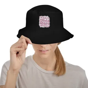 KISS MORE GIRLS Premium Embriodered Bucket Hat