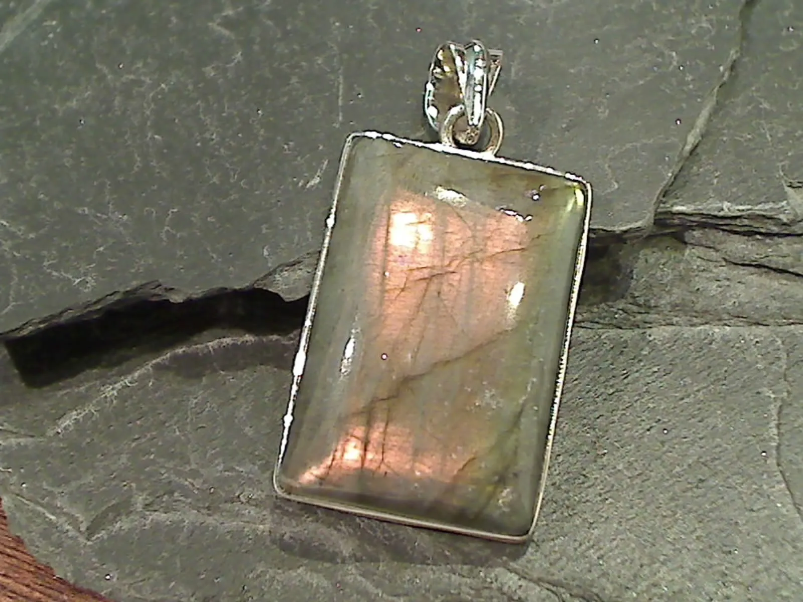 Labradorite, Sterling Silver Pendant