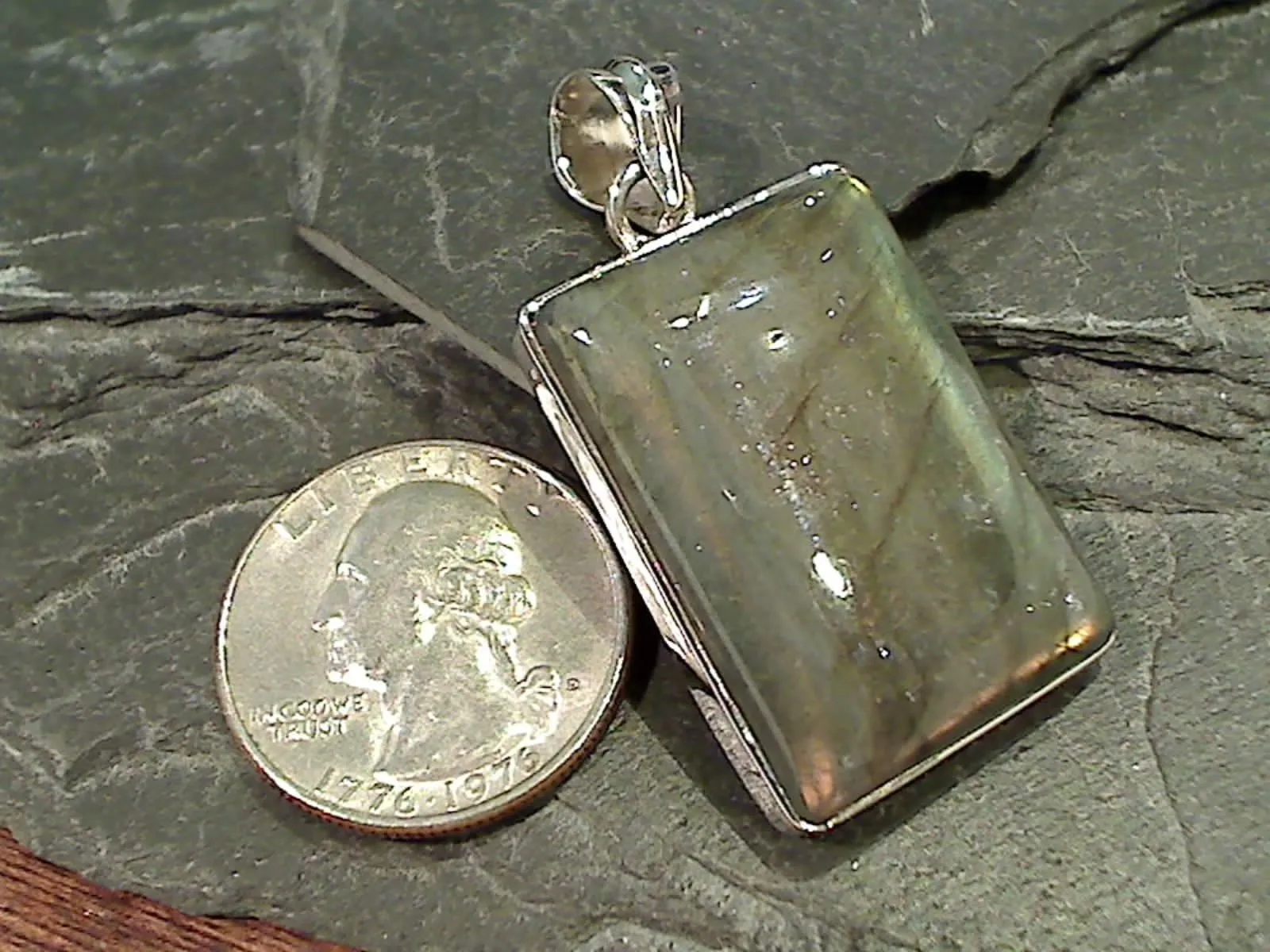 Labradorite, Sterling Silver Pendant