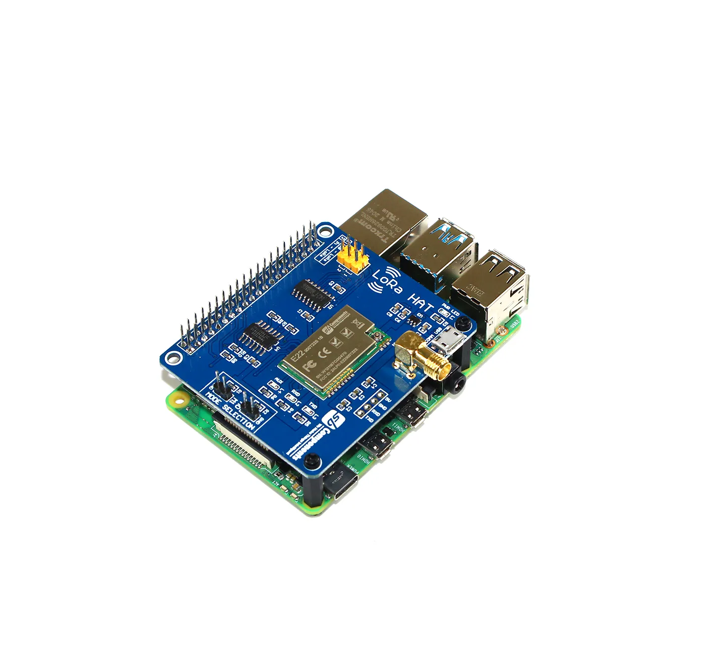 LoRa HAT 915/868/433 MHz