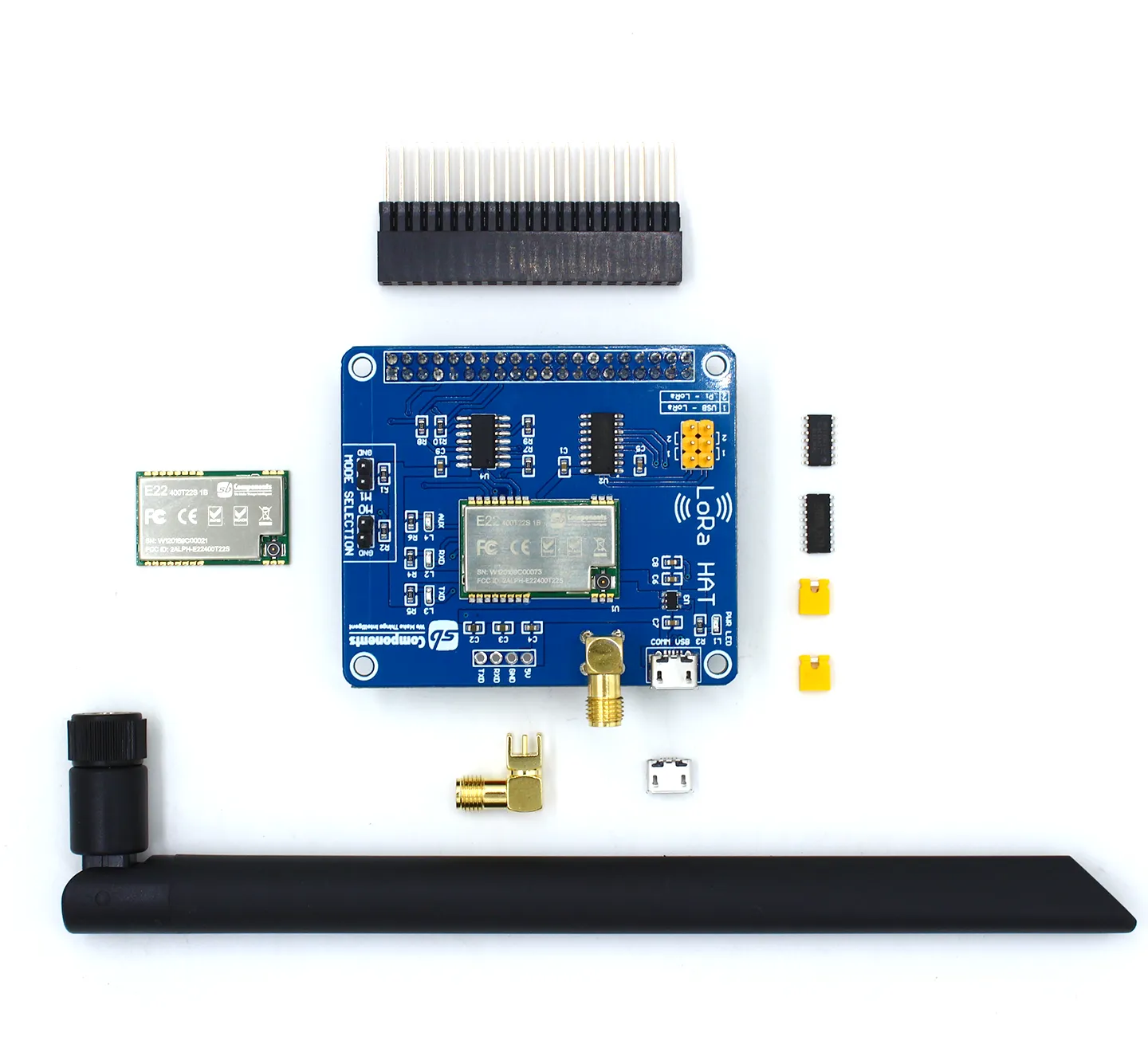 LoRa HAT 915/868/433 MHz