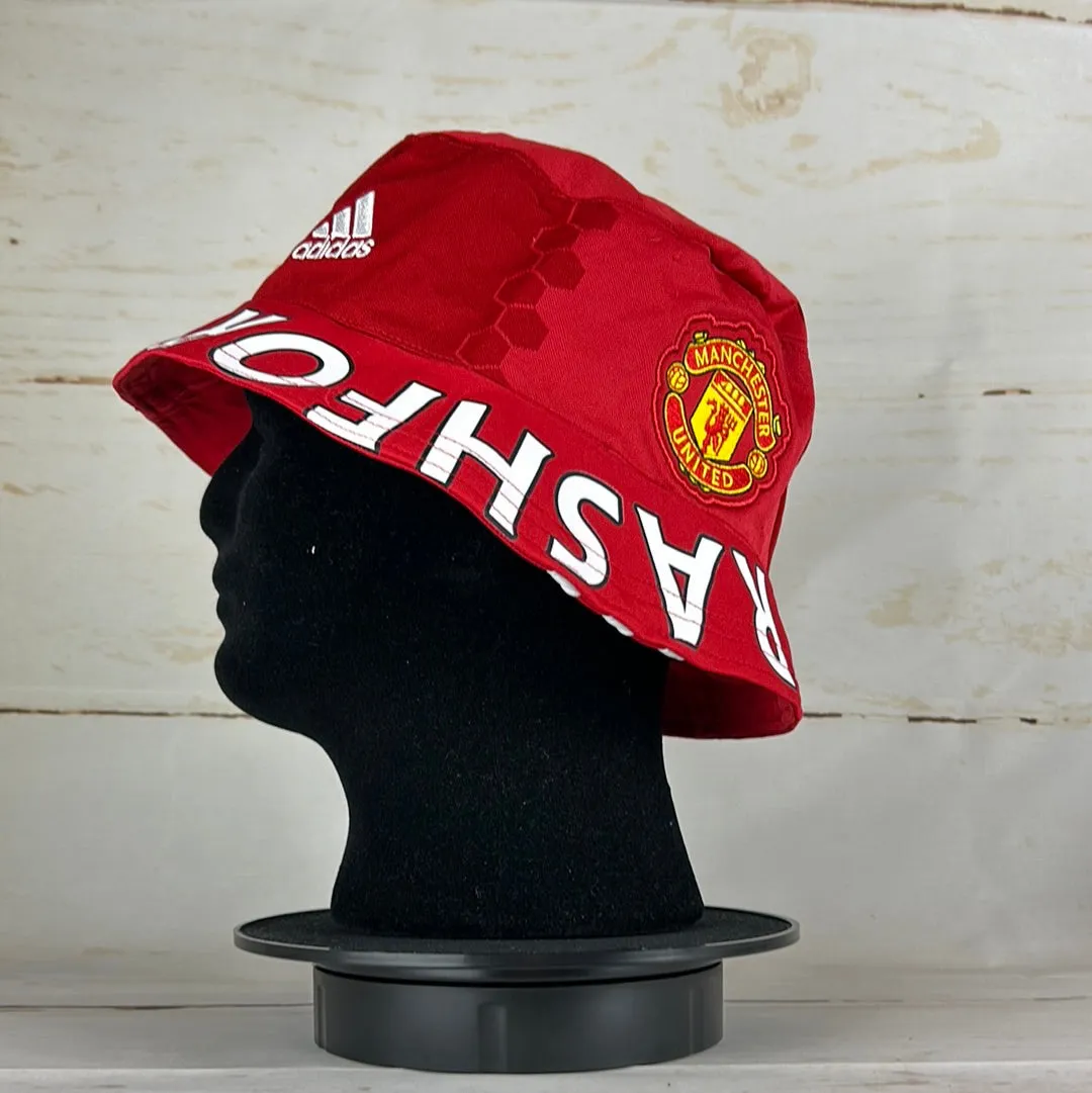 Manchester United 16/17 Upcycled Home Shirt Bucket Hat