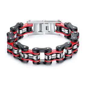 Men's Fashion Big Harley Bike Bracelet