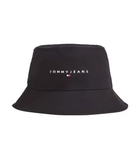 Men's Linear Logo Bucket Hat Black