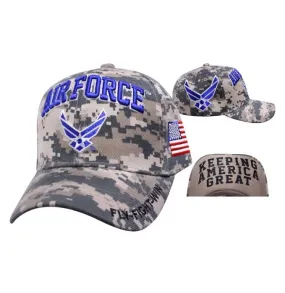 Military Digital Camo Ball Cap  Air Force Hat