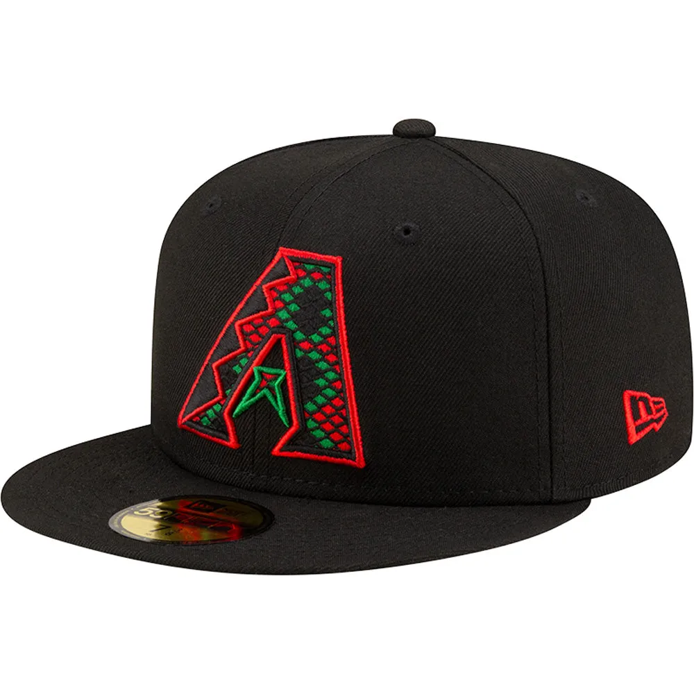 MLB Arizona Diamondbacks New Era Snakeskin Mexican Flag Refresh 59FIFTY Fitted Hat