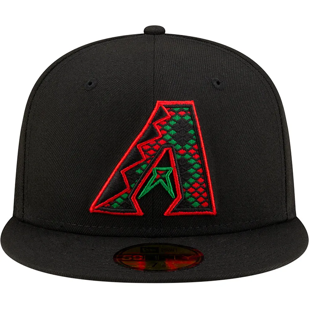 MLB Arizona Diamondbacks New Era Snakeskin Mexican Flag Refresh 59FIFTY Fitted Hat