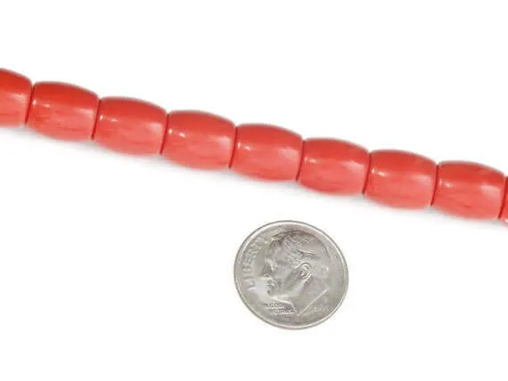 Natural Coral Beads Coral Beaded Strand Italian Coral beads Red Coral Beads Antique Coral Beads Natural Coral Bead DIY Necklace SKU 113168