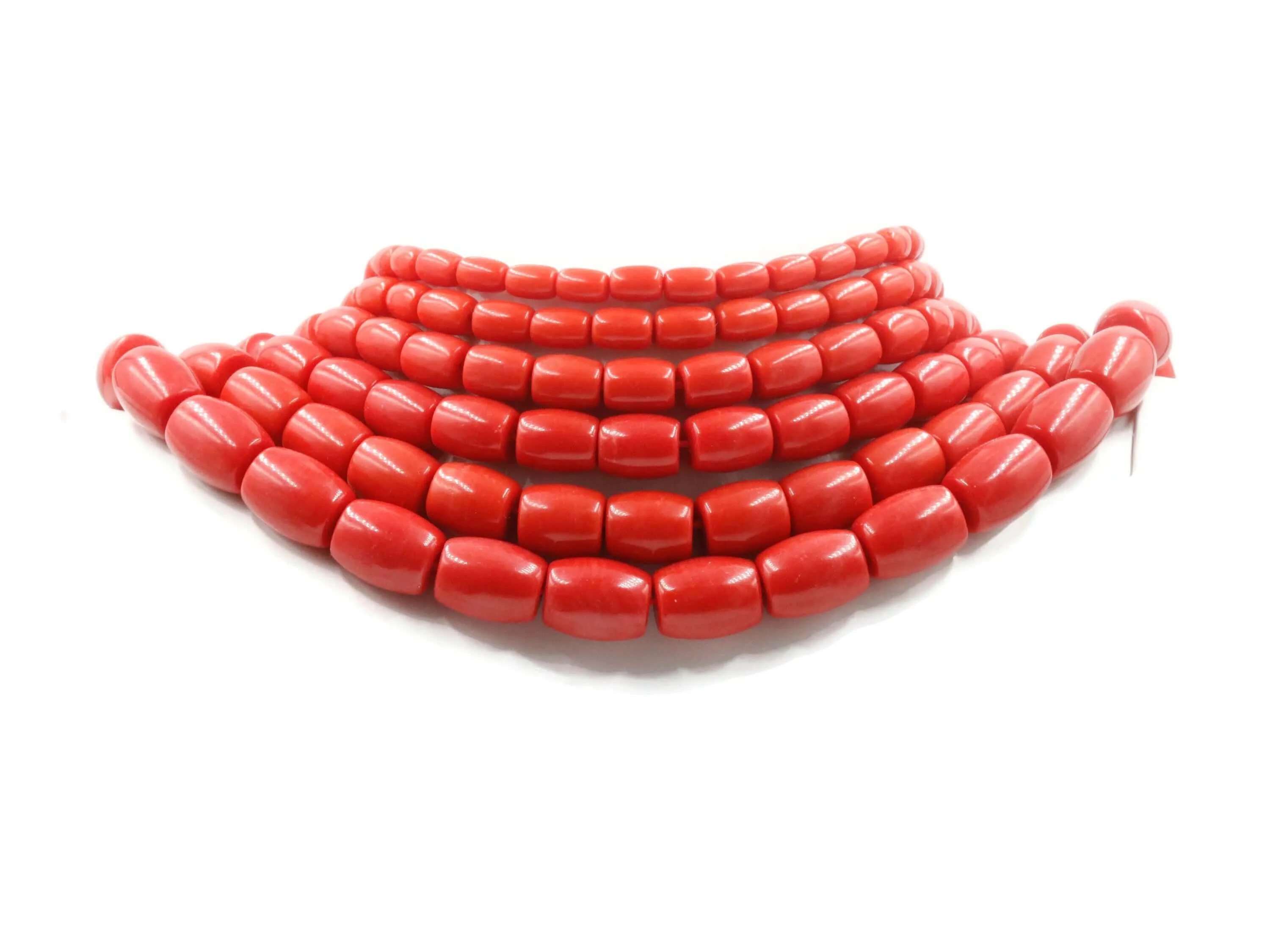 Natural Coral Beads Coral Beaded Strand Italian Coral beads Red Coral Beads Antique Coral Beads Natural Coral Bead DIY Necklace SKU 113168