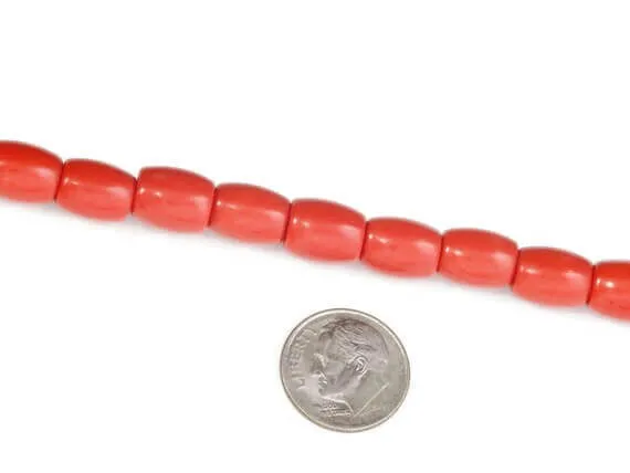 Natural Coral Beads Coral Beaded Strand Italian Coral beads Red Coral Beads Antique Coral Beads Natural Coral Bead DIY Necklace SKU 113168