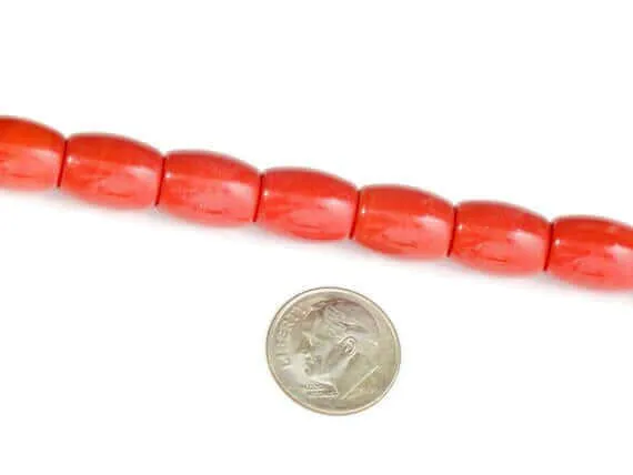 Natural Coral Beads Coral Beaded Strand Italian Coral beads Red Coral Beads Antique Coral Beads Natural Coral Bead DIY Necklace SKU 113168