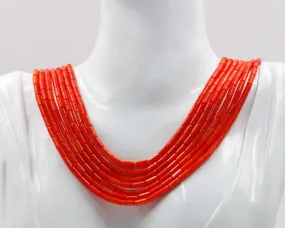 Natural Coral Beads Coral DIY Necklace Red Coral beads Pink Coral Beads Orange Coral Beads Natural Coral Bead Necklace 16" SKU: 6142786