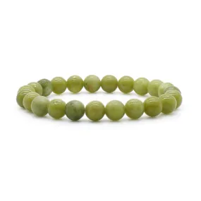 Natural Green Crystal Bracelet (Circumference 19cm) 天然綠水晶手鍊 (鍊長 19cm) KJBR16240